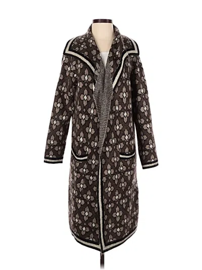 Pre-owned Max Studio Cardigan Sweater In Brown