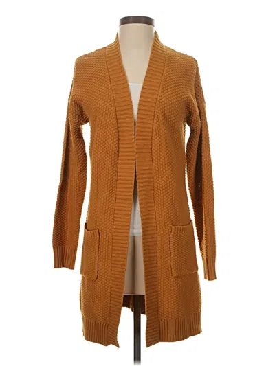Pre-owned Max Studio Cardigan Sweater In Brown