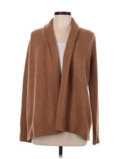 Pre-owned Max Studio Cardigan Sweater In Brown