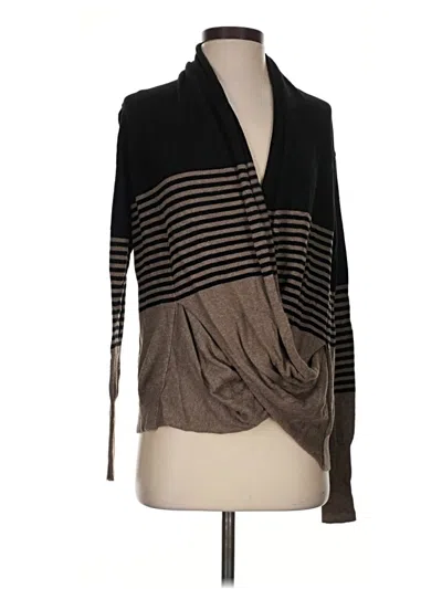 Pre-owned Max Studio Cardigan Sweater In Brown