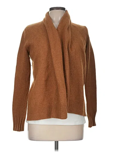 Pre-owned Max Studio Cardigan Sweater In Brown