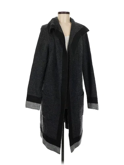 Pre-owned Max Studio Cardigan Sweater In Gray