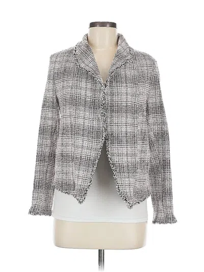 Pre-owned Max Studio Cardigan Sweater In Gray