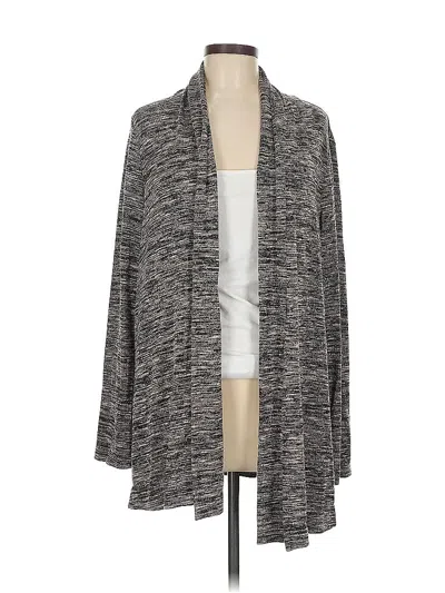 Pre-owned Max Studio Cardigan Sweater In Gray