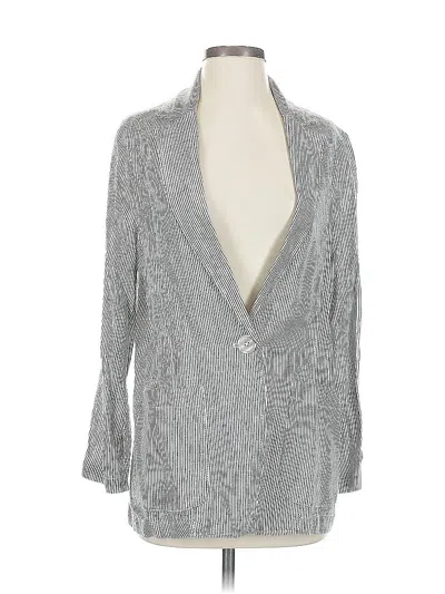 Pre-owned Max Studio Cardigan Sweater In Gray