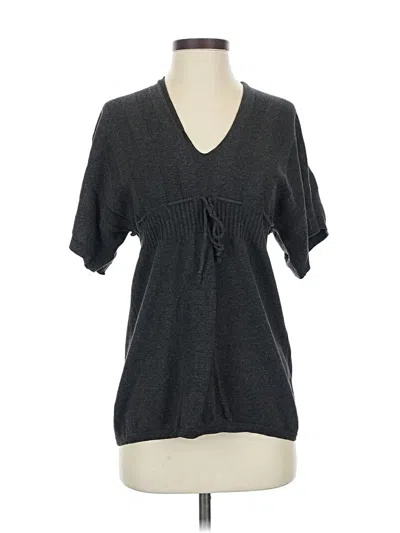 Pre-owned Max Studio Cardigan Sweater In Gray