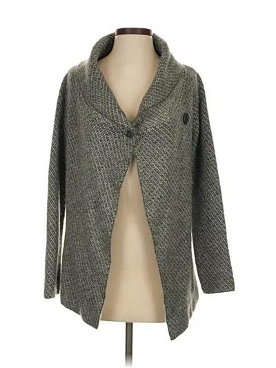 Pre-owned Max Studio Cardigan Sweater In Gray
