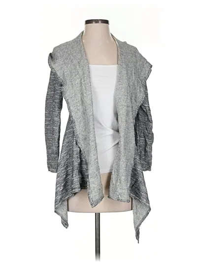 Pre-owned Max Studio Cardigan Sweater In Gray