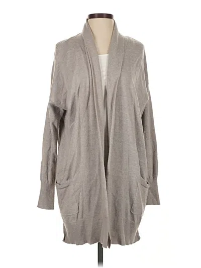 Pre-owned Max Studio Cardigan Sweater In Gray