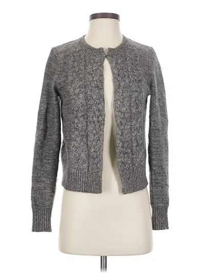 Pre-owned Max Studio Cardigan Sweater In Gray
