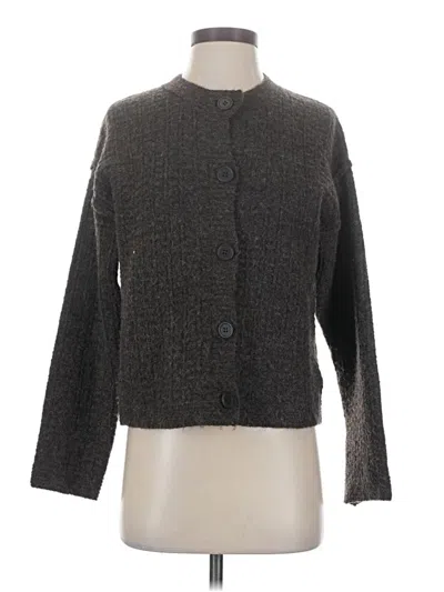 Pre-owned Max Studio Cardigan Sweater In Gray