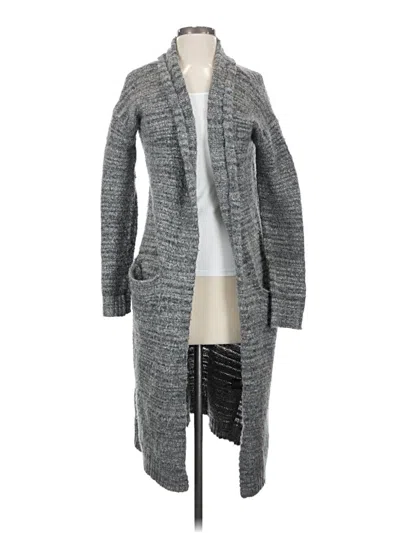 Pre-owned Max Studio Cardigan Sweater In Gray