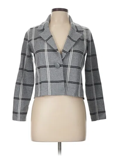 Pre-owned Max Studio Cardigan Sweater In Gray