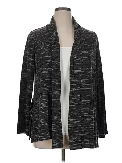 Pre-owned Max Studio Cardigan Sweater In Gray