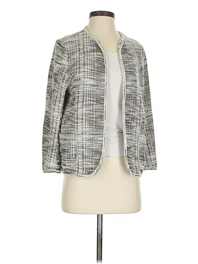 Pre-owned Max Studio Cardigan Sweater In Gray