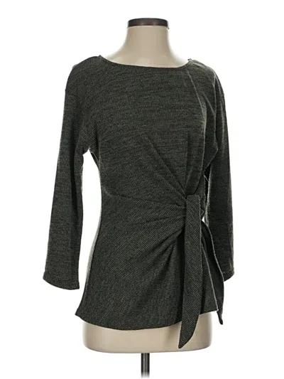 Pre-owned Max Studio Cardigan Sweater In Gray