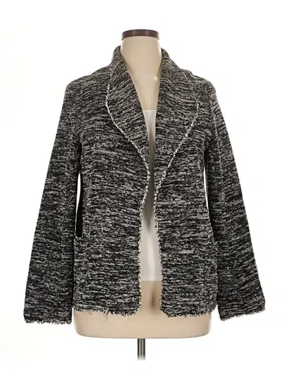 Pre-owned Max Studio Cardigan Sweater In Gray