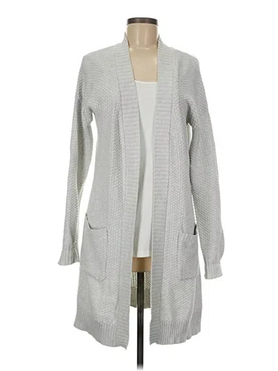 Pre-owned Max Studio Cardigan Sweater In Gray