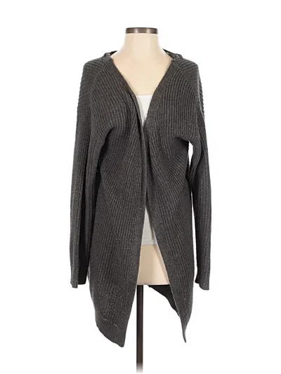 Pre-owned Max Studio Cardigan Sweater In Gray