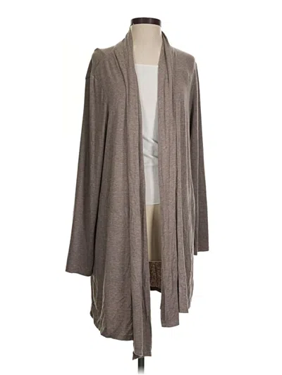 Pre-owned Max Studio Cardigan Sweater In Gray