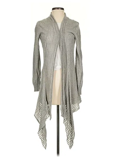Pre-owned Max Studio Cardigan Sweater In Gray