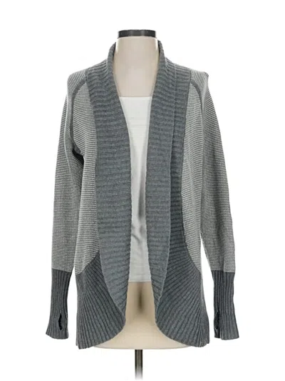 Pre-owned Max Studio Cardigan Sweater In Gray