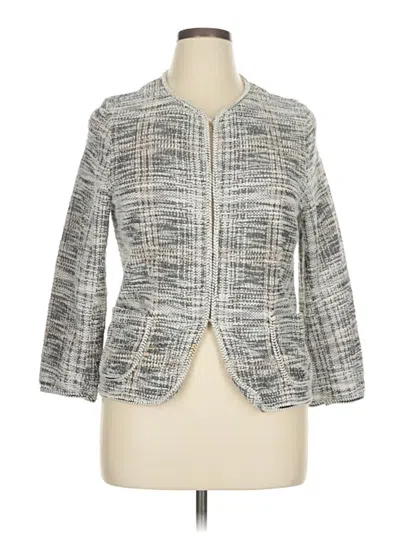 Pre-owned Max Studio Cardigan Sweater In Gray
