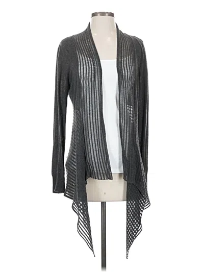 Pre-owned Max Studio Cardigan Sweater In Gray