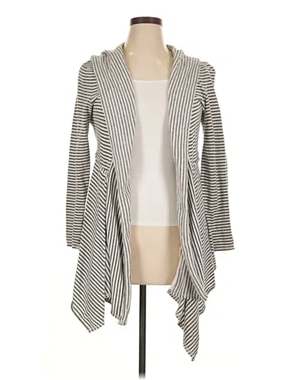 Pre-owned Max Studio Cardigan Sweater In Gray