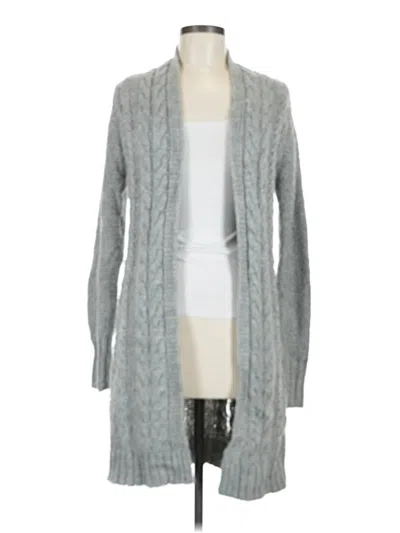 Pre-owned Max Studio Cardigan Sweater In Gray