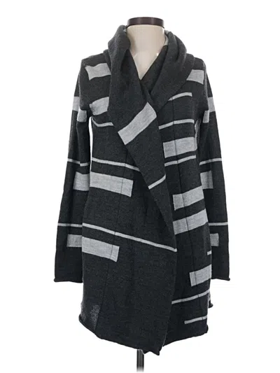 Pre-owned Max Studio Cardigan Sweater In Gray