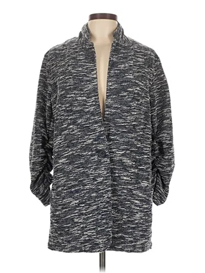 Pre-owned Max Studio Cardigan Sweater In Gray