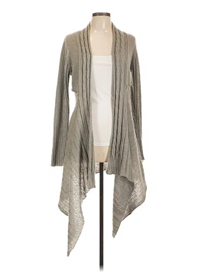Pre-owned Max Studio Cardigan Sweater In Gray
