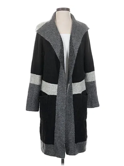 Pre-owned Max Studio Cardigan Sweater In Gray
