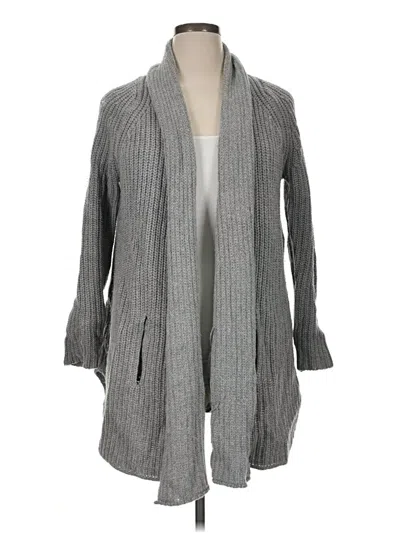 Pre-owned Max Studio Cardigan Sweater In Gray