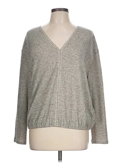Pre-owned Max Studio Cardigan Sweater In Gray