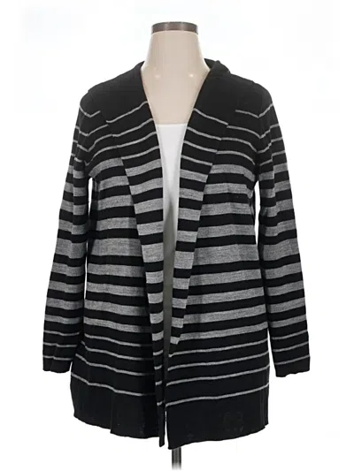 Pre-owned Max Studio Cardigan Sweater In Gray