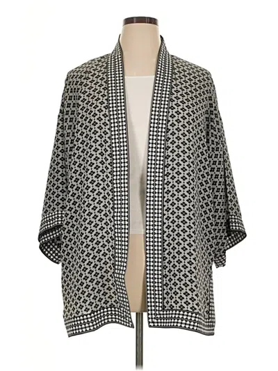 Pre-owned Max Studio Cardigan Sweater In Gray