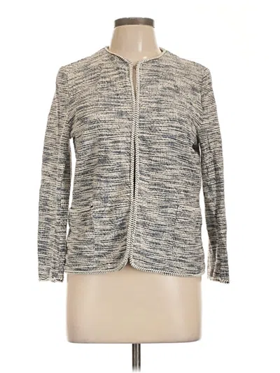 Pre-owned Max Studio Cardigan Sweater In Gray