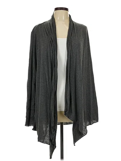 Pre-owned Max Studio Cardigan Sweater In Gray