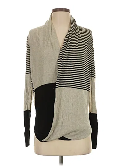 Pre-owned Max Studio Cardigan Sweater In Gray