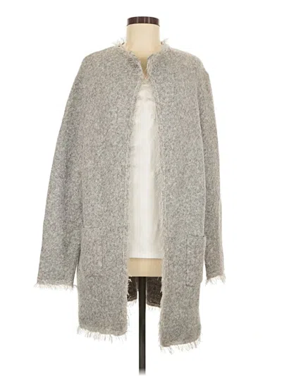 Pre-owned Max Studio Cardigan Sweater In Gray