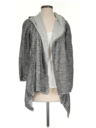 Pre-owned Max Studio Cardigan Sweater In Gray