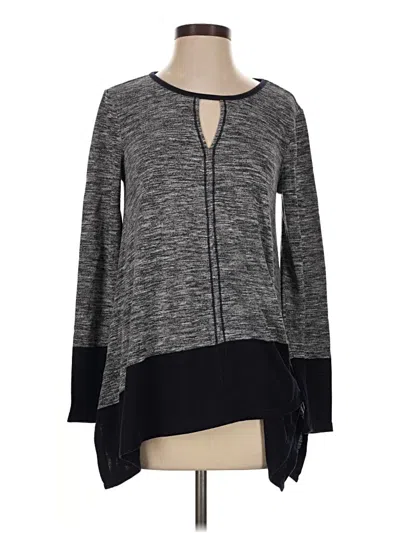 Pre-owned Max Studio Cardigan Sweater In Gray