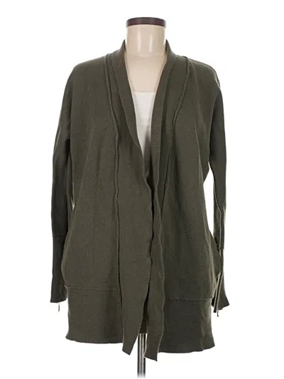 Pre-owned Max Studio Cardigan Sweater In Green
