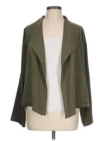 Pre-owned Max Studio Cardigan Sweater In Green