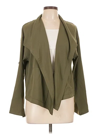 Pre-owned Max Studio Cardigan Sweater In Green