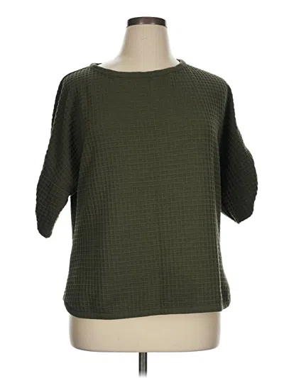 Pre-owned Max Studio Cardigan Sweater In Green