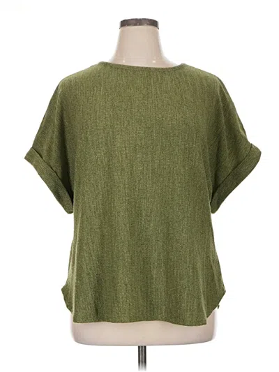 Pre-owned Max Studio Cardigan Sweater In Green