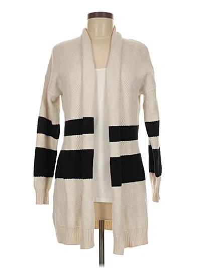 Pre-owned Max Studio Cardigan Sweater In Ivory